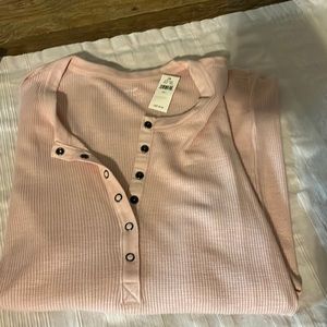 Soft Pink Long Sleeve shirt